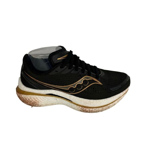 Women’s saucony endorphin 3 athletic running shoes size 7 black - Picture 1 of 7